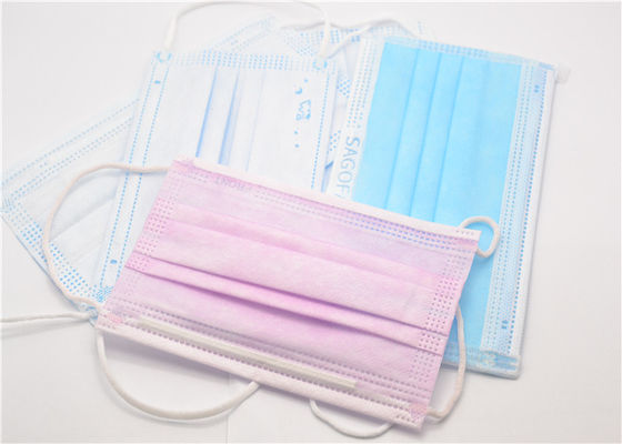 Prosedur Pengait Telinga Yang Elastis Masker Wajah Sekali Pakai Non Woven