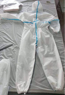 Baju Kimia Sekali Pakai Laboratorium Tahan Air