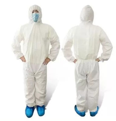 Baju Pelindung Sekali Pakai Petrokimia Cleanroom
